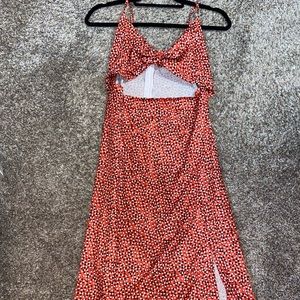 Maxi Polka-dot Dress